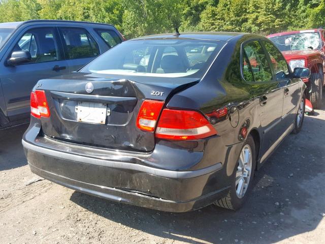 YS3FD46Y171015686 - 2007 SAAB 9-3 2.0T BLACK photo 4