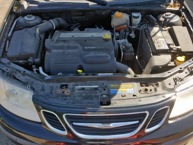 YS3FD46Y171015686 - 2007 SAAB 9-3 2.0T BLACK photo 7