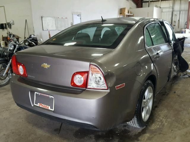 1G1ZB5E1XBF164400 - 2011 CHEVROLET MALIBU LS 棕色 照片 4