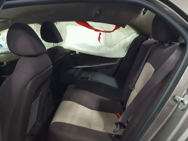 1G1ZB5E1XBF164400 - 2011 CHEVROLET MALIBU LS 棕色 照片 6