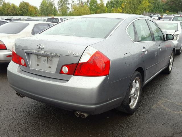 JNKAY01F37M454261 - 2007 INFINITI M35 BASE GRAY photo 4