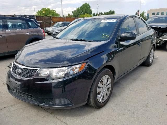 KNAFU4A29C5512009 - 2012 KIA FORTE EX BLACK photo 2