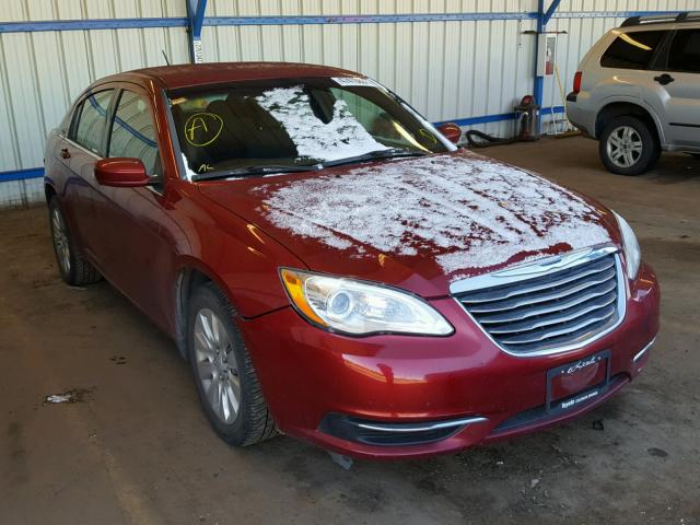 1C3CCBAB8EN230495 - 2014 CHRYSLER 200 LX MAROON photo 1