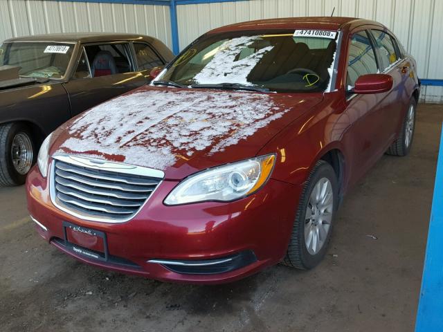 1C3CCBAB8EN230495 - 2014 CHRYSLER 200 LX MAROON photo 2