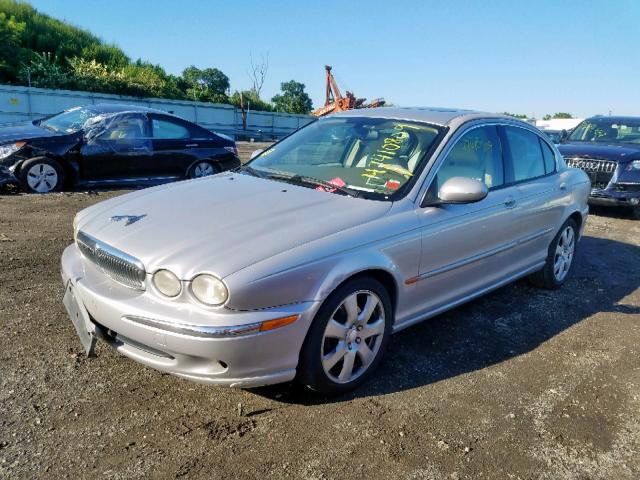 SAJEA51C84WE19424 - 2004 JAGUAR X-TYPE 3.0 SILVER photo 2