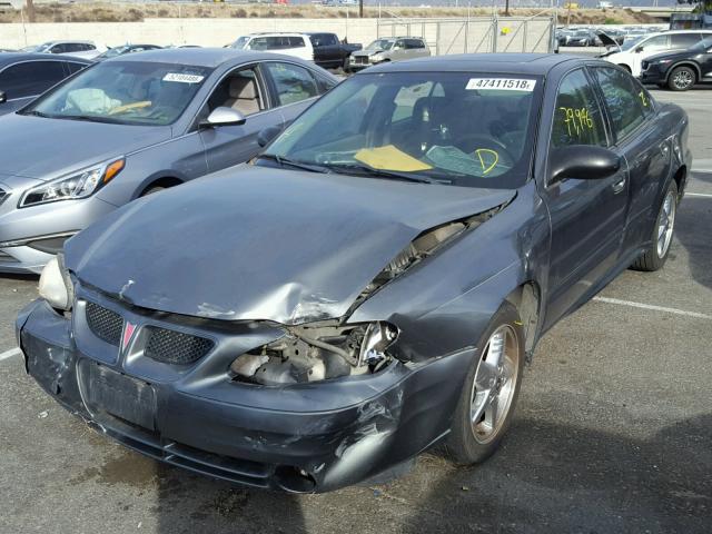 1G2NF52E04M528621 - 2004 PONTIAC GRAND AM S GRAY photo 2