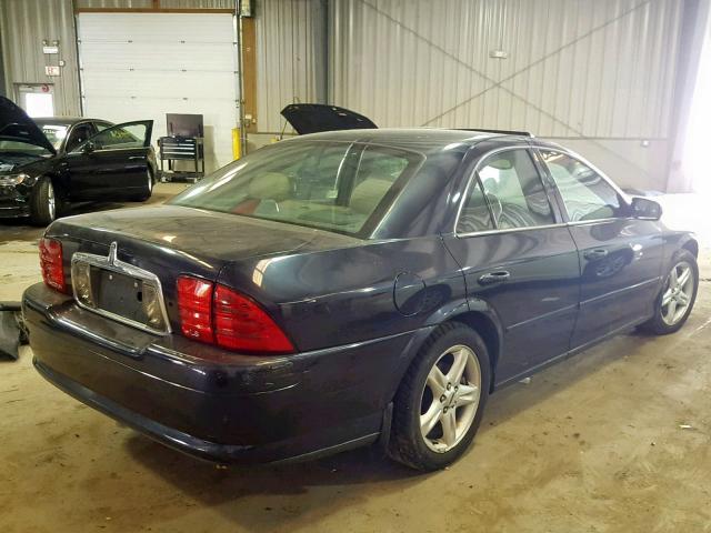 1LNHM87A6YY878223 - 2000 LINCOLN LS BLUE photo 4