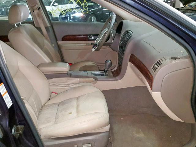 1LNHM87A6YY878223 - 2000 LINCOLN LS BLUE photo 5