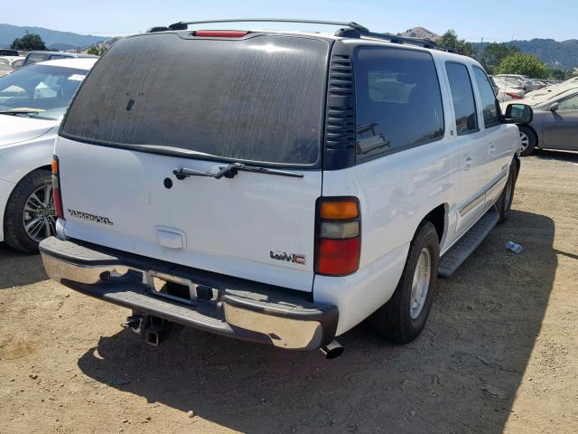 1GKEC16T44J208942 - 2004 GMC YUKON XL C WHITE photo 4