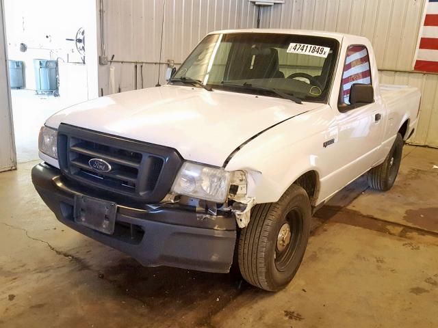 1FTYR10DX5PB02101 - 2005 FORD RANGER WHITE photo 2