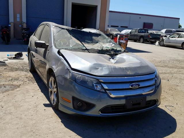 3FAHP0HAXCR165298 - 2012 FORD FUSION SE BLUE photo 1