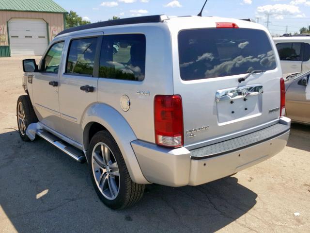 1D4PU7GX0BW586913 - 2011 DODGE NITRO SHOC SILVER photo 3