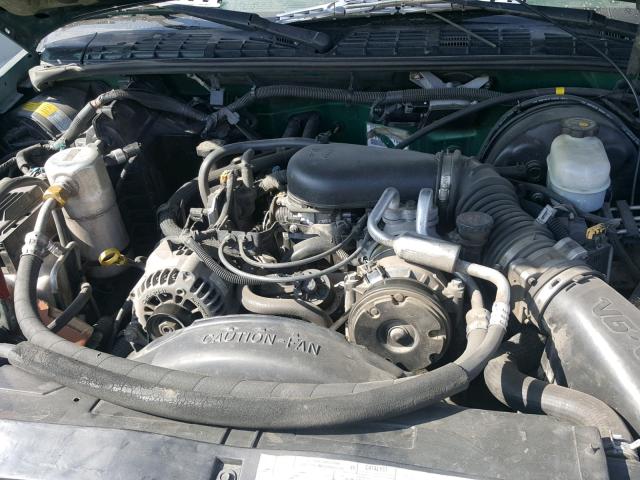 1GTCS19W7YK104036 - 2000 GMC SONOMA GREEN photo 7