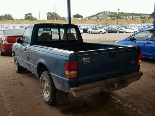 1FTCR10A7STA23746 - 1995 FORD RANGER GREEN photo 3