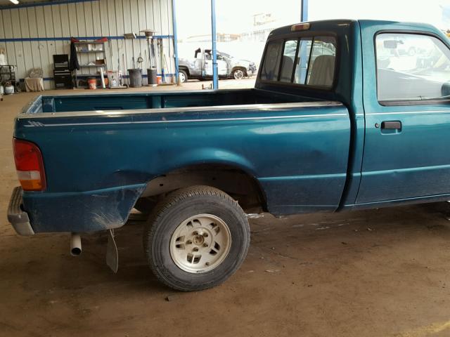 1FTCR10A7STA23746 - 1995 FORD RANGER GREEN photo 9