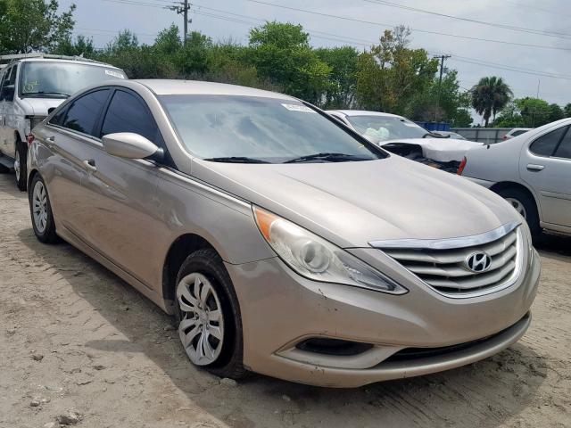 5NPEB4AC6BH215579 - 2011 HYUNDAI SONATA GLS GOLD photo 1