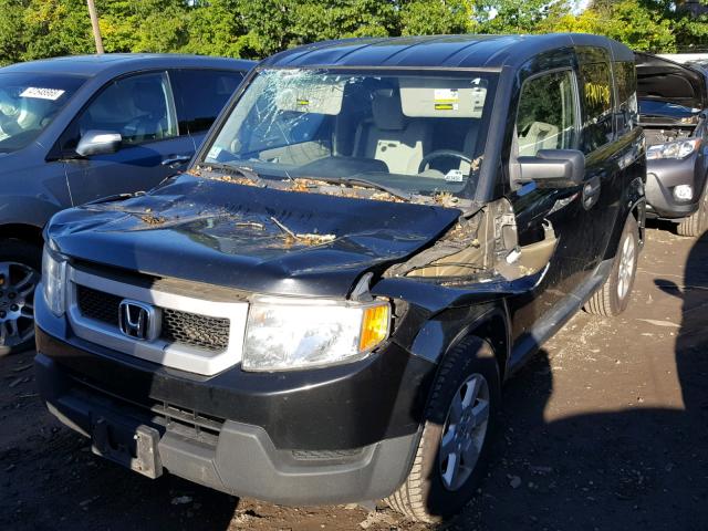 5J6YH2H72AL007776 - 2010 HONDA ELEMENT EX BLACK photo 2