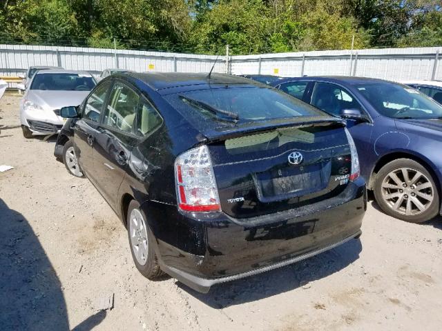 JTDKB20U883328133 - 2008 TOYOTA PRIUS BLACK photo 3