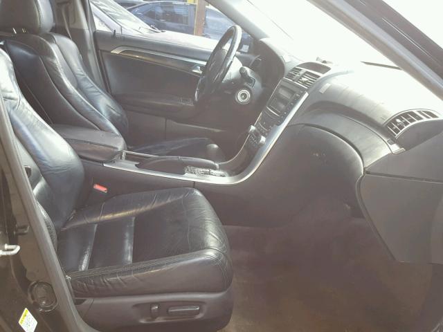 19UUA66255A054844 - 2005 ACURA TL BLACK photo 5