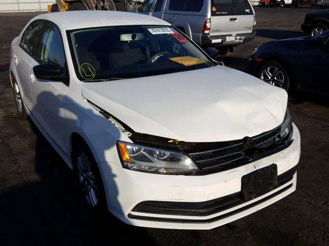 3VW2K7AJ4FM223969 - 2015 VOLKSWAGEN JETTA BASE WHITE photo 1