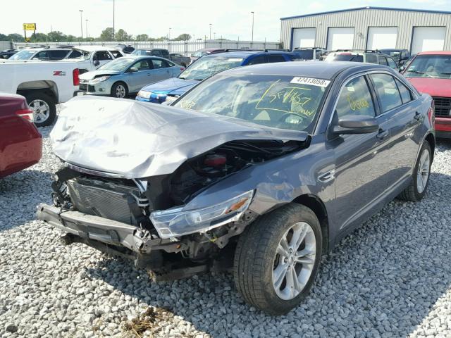 1FAHP2E89EG145938 - 2014 FORD TAURUS SEL GRAY photo 2