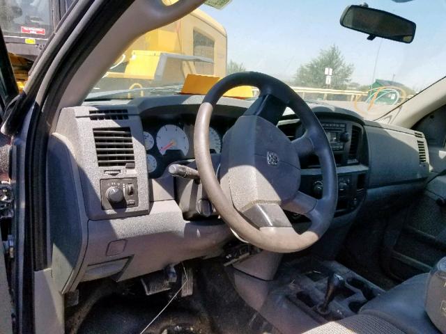 3D7KS28C06G233433 - 2006 DODGE RAM 2500 S შავი ფოტო 9