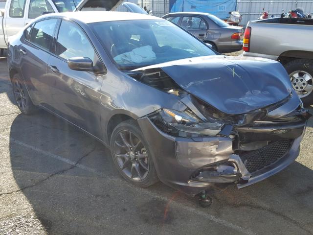 1C3CDFBB8GD623733 - 2016 DODGE DART SXT GRAY photo 1