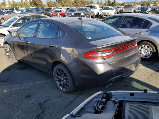 1C3CDFBB8GD623733 - 2016 DODGE DART SXT GRAY photo 3