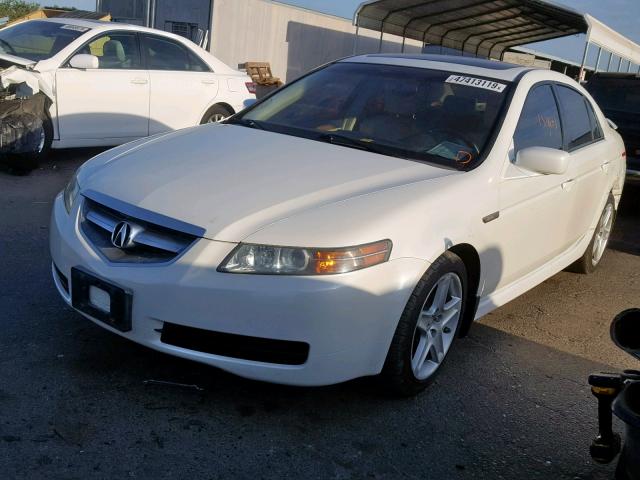 19UUA66226A015520 - 2006 ACURA 3.2TL WHITE photo 2