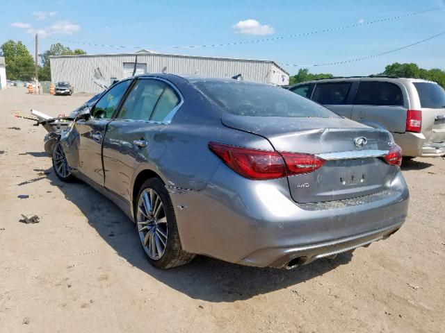 JN1FV7AR7JM481721 - 2018 INFINITI Q50 RED SP GRAY photo 3