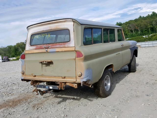 K1466Z137585 - 1966 CHEVROLET K10 SUBURB GOLD photo 4