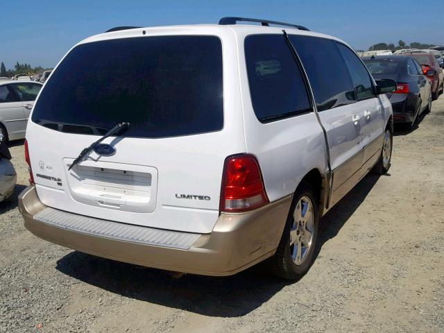 2FMDA58234BB22451 - 2004 FORD FREESTAR L WHITE photo 4