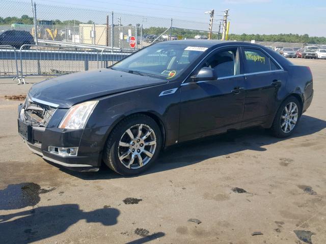 1G6DT57V980168046 - 2008 CADILLAC CTS HI FEA BLACK photo 2