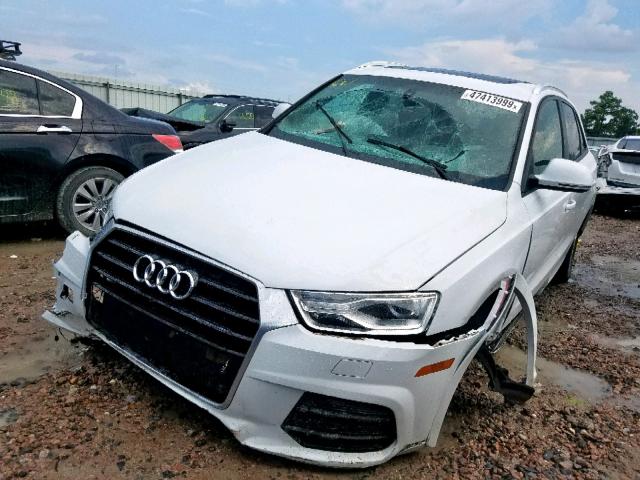 WA1BCCFS4HR007173 - 2017 AUDI Q3 PREMIUM WHITE photo 2