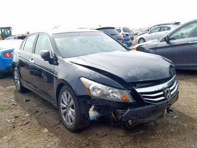 1HGCP3F86BA011218 - 2011 HONDA ACCORD EXL BLACK photo 1