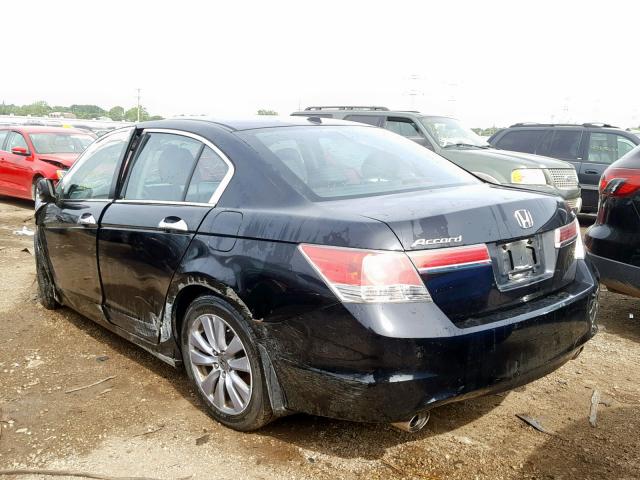 1HGCP3F86BA011218 - 2011 HONDA ACCORD EXL BLACK photo 3