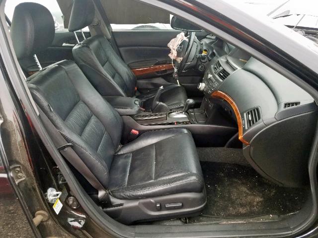 1HGCP3F86BA011218 - 2011 HONDA ACCORD EXL BLACK photo 5