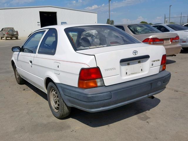 JT2EL55D0S0045506 - 1995 TOYOTA TERCEL STD WHITE photo 3