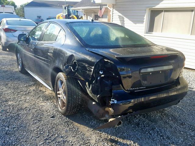2G2WR554761142081 - 2006 PONTIAC GRAND PRIX BLACK photo 3
