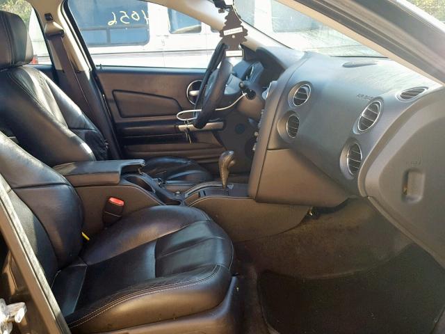 2G2WR554761142081 - 2006 PONTIAC GRAND PRIX BLACK photo 5