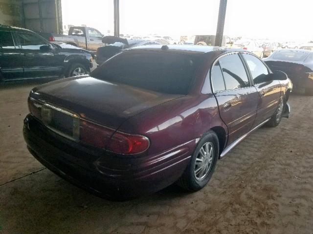 1G4HP52K644169797 - 2004 BUICK LESABRE CU MAROON photo 4