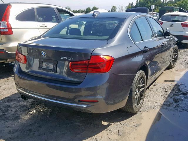 WBA8D9C57HK894224 - 2017 BMW 330 XI GRAY photo 4