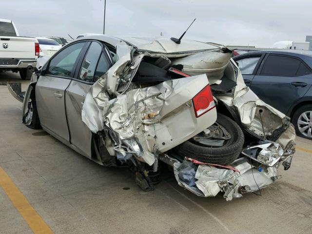 1G1PA5SG7E7174707 - 2014 CHEVROLET CRUZE LS TAN photo 3