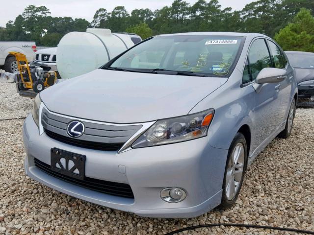 JTHBB1BA3A2015563 - 2010 LEXUS HS 250H GRAY photo 2