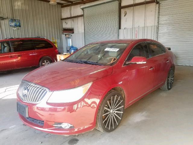 1G4GC5E3XDF296133 - 2013 BUICK LACROSSE BURGUNDY photo 2