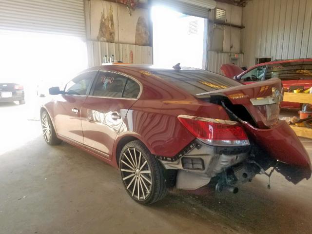 1G4GC5E3XDF296133 - 2013 BUICK LACROSSE BURGUNDY photo 3