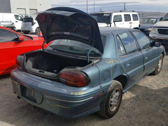 1G2NE52T2VC736931 - 1997 PONTIAC GRAND AM S GRAY photo 4