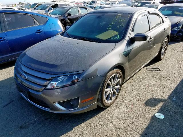 3FAHP0JA2BR329684 - 2011 FORD FUSION SEL CHARCOAL photo 2
