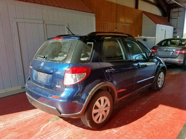 JS2YB5A34A6300972 - 2010 SUZUKI SX4 BLUE photo 4