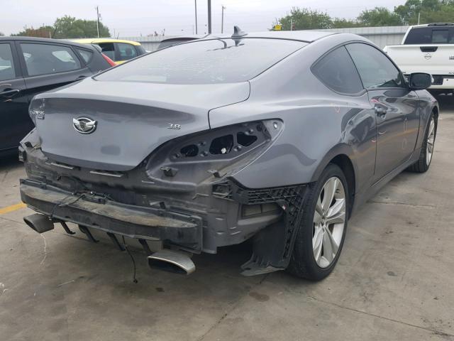 KMHHU6KH5CU068381 - 2012 HYUNDAI GENESIS CO GRAY photo 4